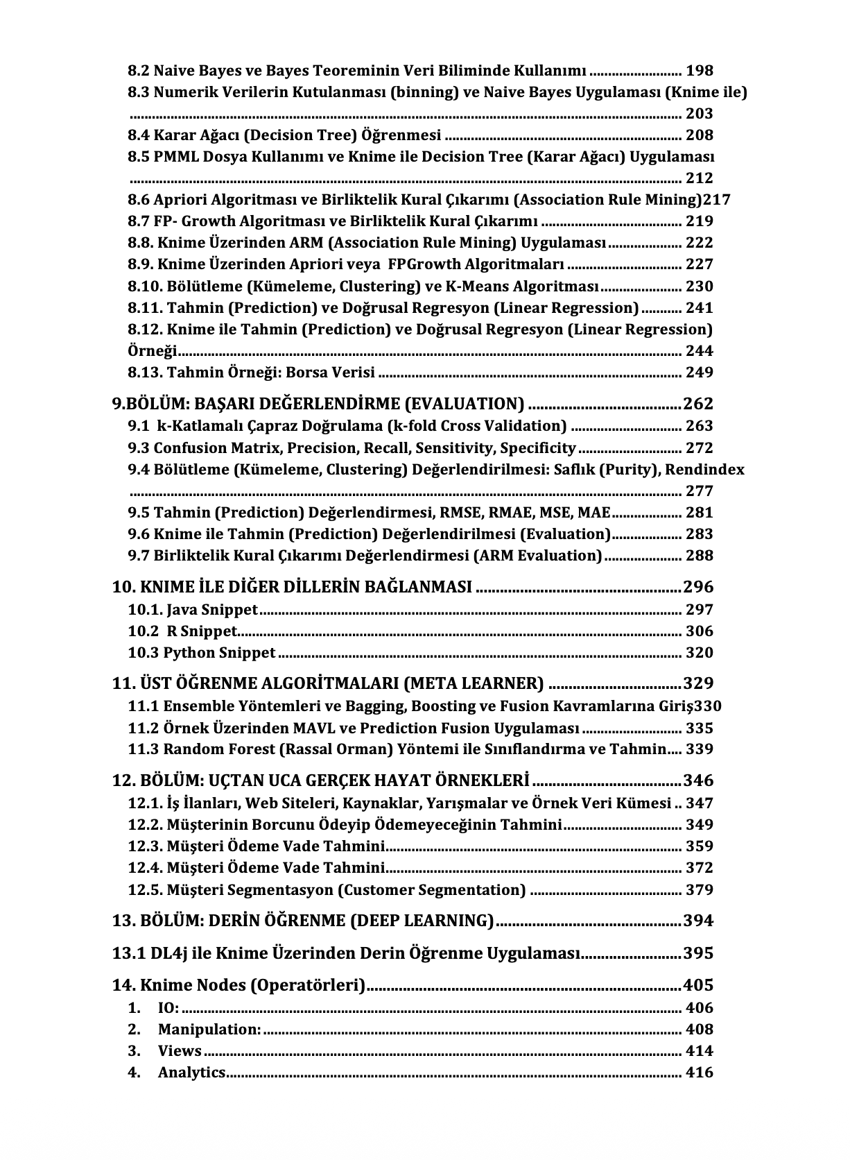 KNIME ile Uçtan Uca Veri Bilimi (Dijital Kitap) - Görsel 5