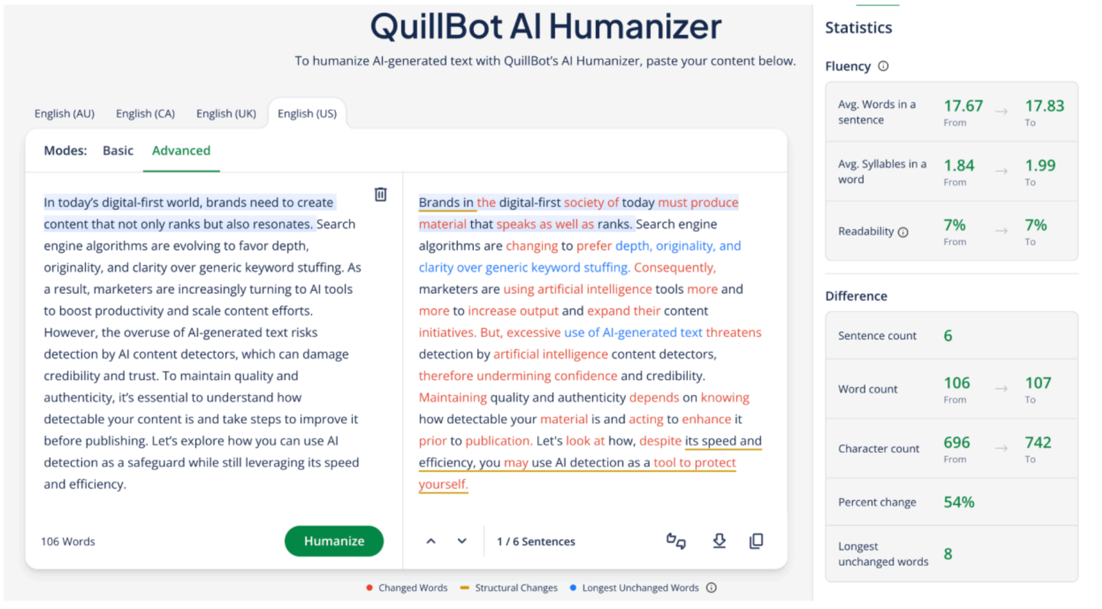 QuillBot AI Detector – Yapay Zeka İçerik Tespit Aracı - Görsel 4