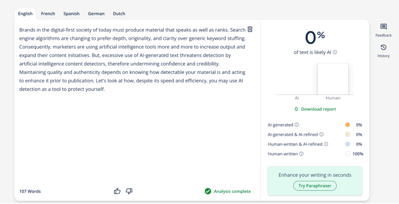 QuillBot AI Detector – Yapay Zeka İçerik Tespit Aracı - Görsel 2