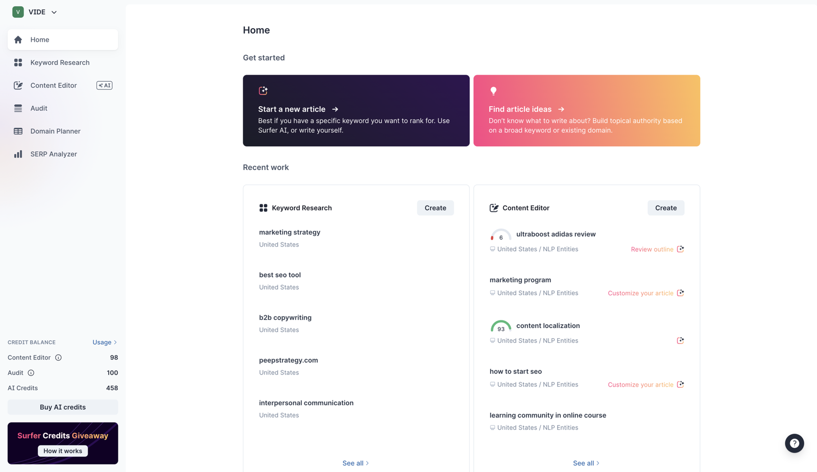 Surfer AI – AI SEO Content Optimization ve AI Search Uyumlu İçerik Aracı - Görsel 3