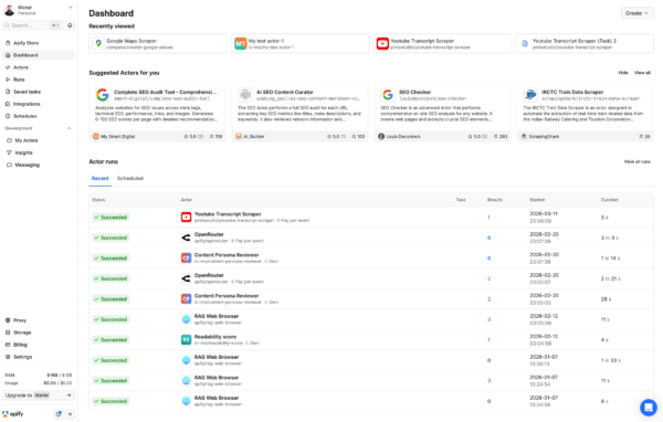 Apify – Web Scraping ve Automation Platformu - onkupon.com