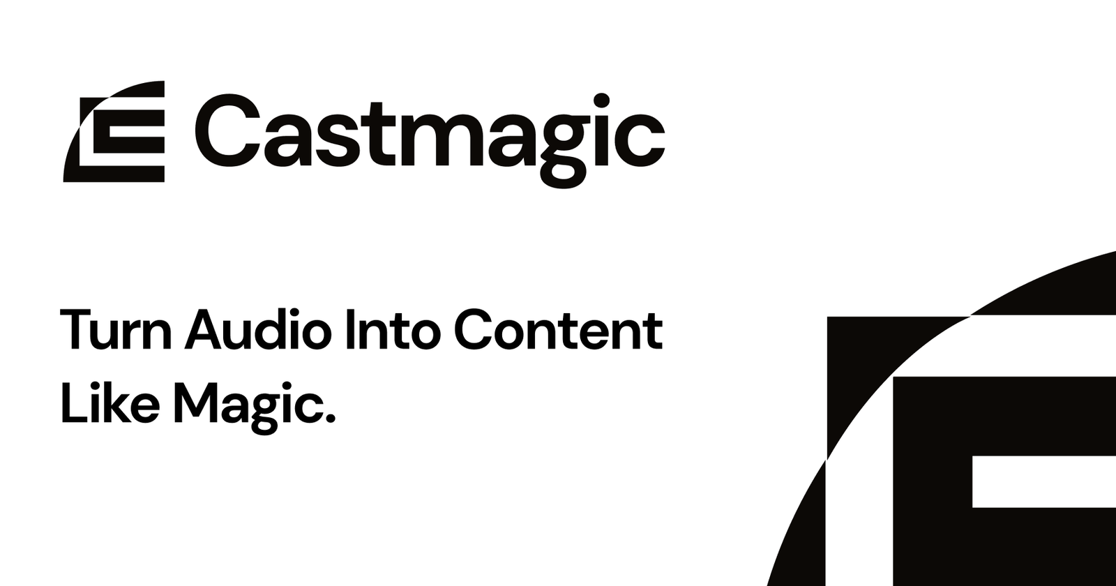 Castmagic – Ses ve Videodan Yapay Zeka ile İçerik Üretimi ürün görseli
