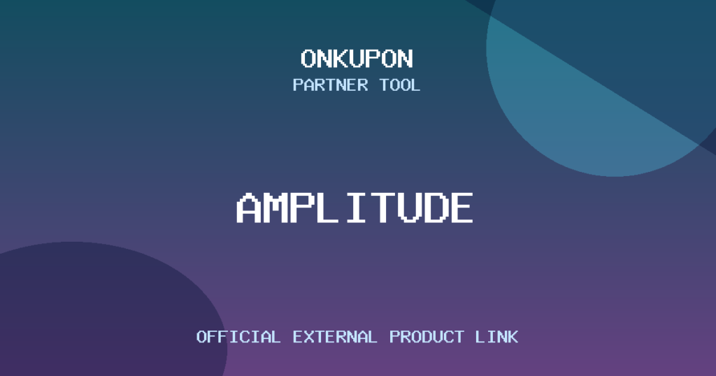 Amplitude OnKupon partner aracı