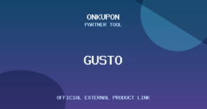 Gusto OnKupon partner aracı