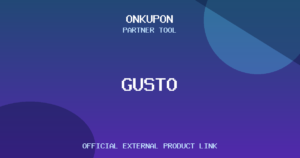 Gusto – Bordro, İK ve Çalışan Yan Hakları Platformu OnKupon partner aracı
