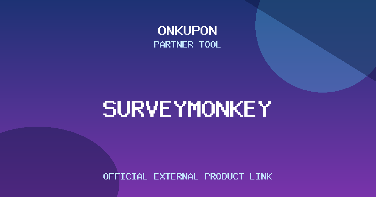SurveyMonkey OnKupon partner aracı