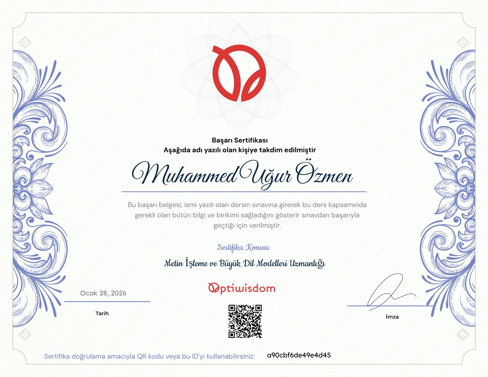 Metin İşleme ve Büyük Dil Modelleri Uzmanlığı